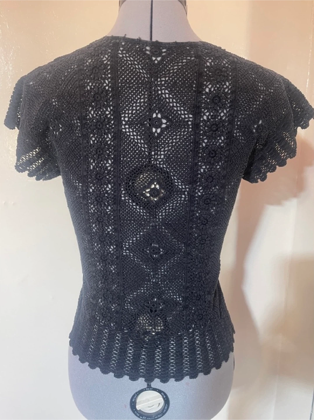 Crochet Top - Black - photo 2