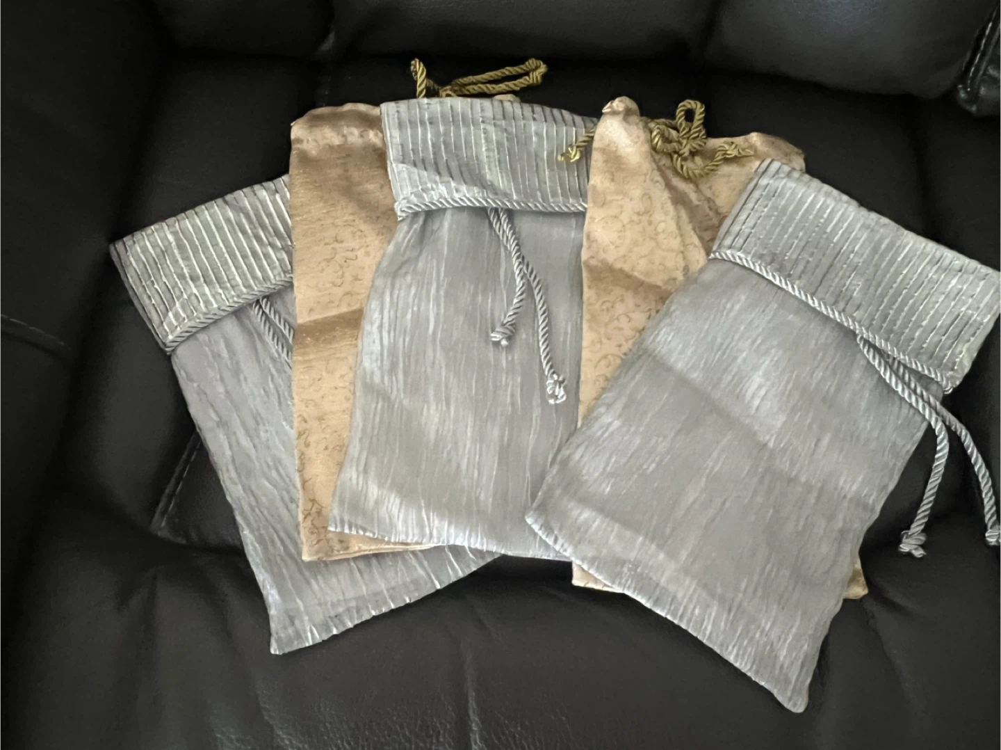 Drawstring Gift Bags - Set of 5