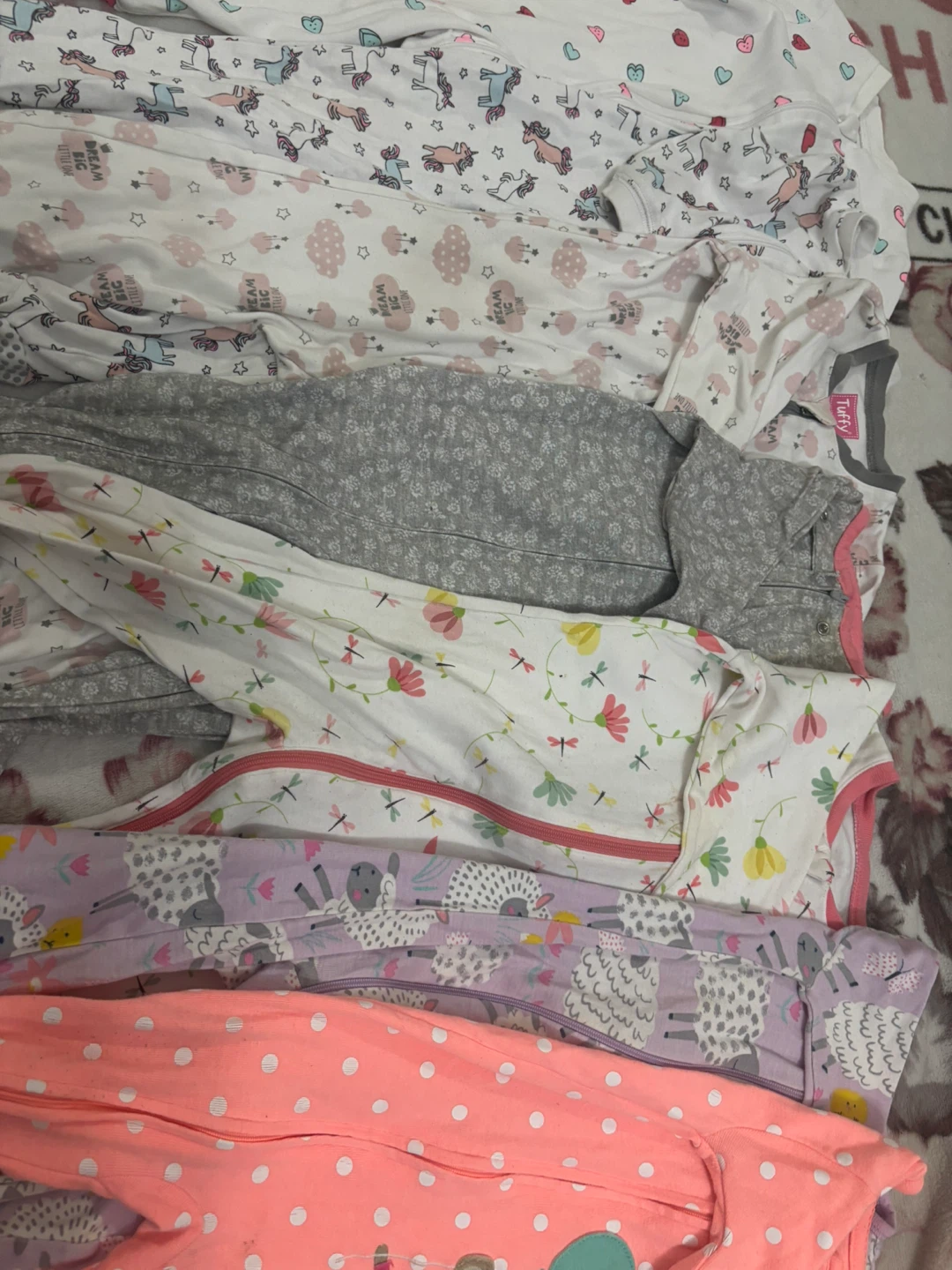 Baby onesies-12-24months long sleeves girls - photo 3