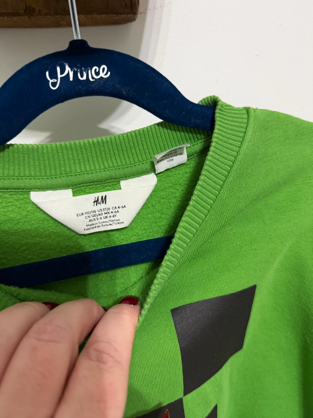 5/6 Minecraft set Sweater and adjustable hat - photo 3