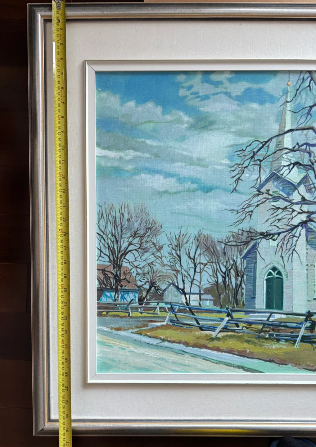 Church Strathcona Oil Painting 22"x28" - photo 2