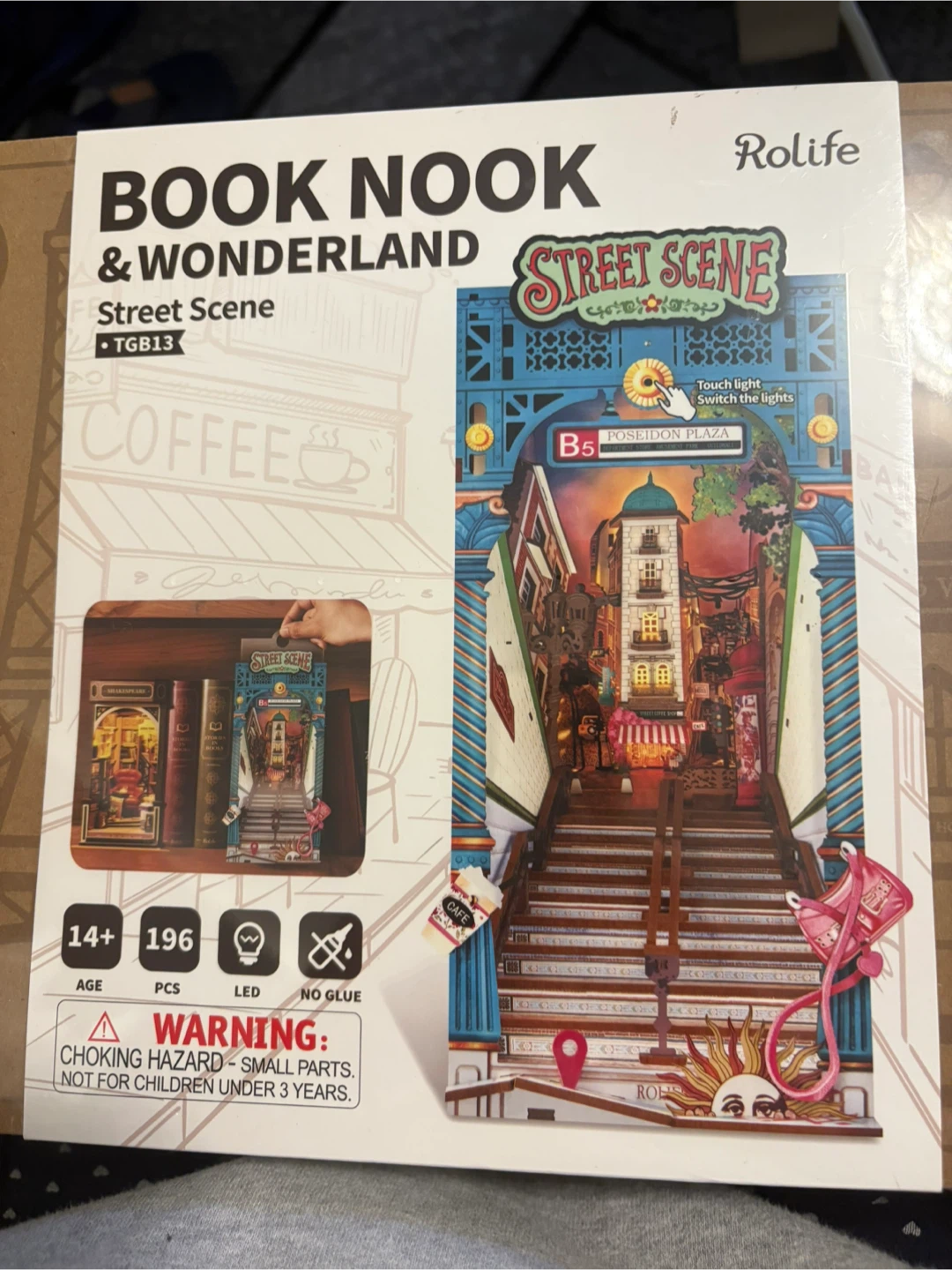 Rolife Book Nook & Wonderland Street Scene TGB13