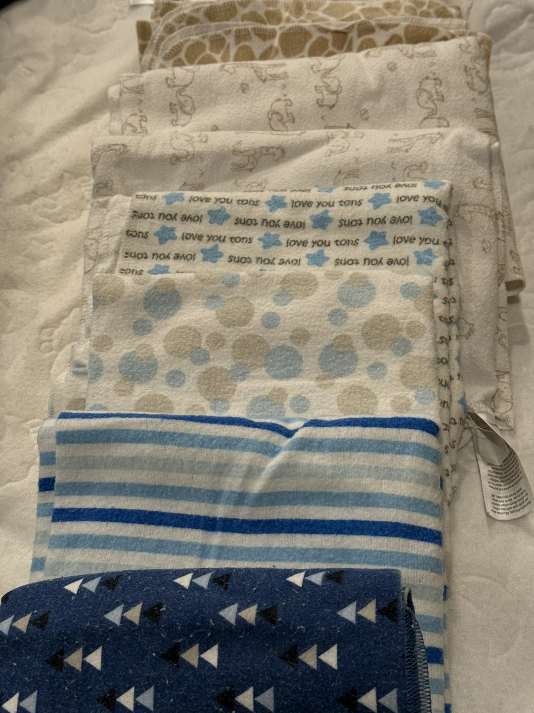 Baby Receiving Blankets - Assorted Patterns - 30 Total - photo 3