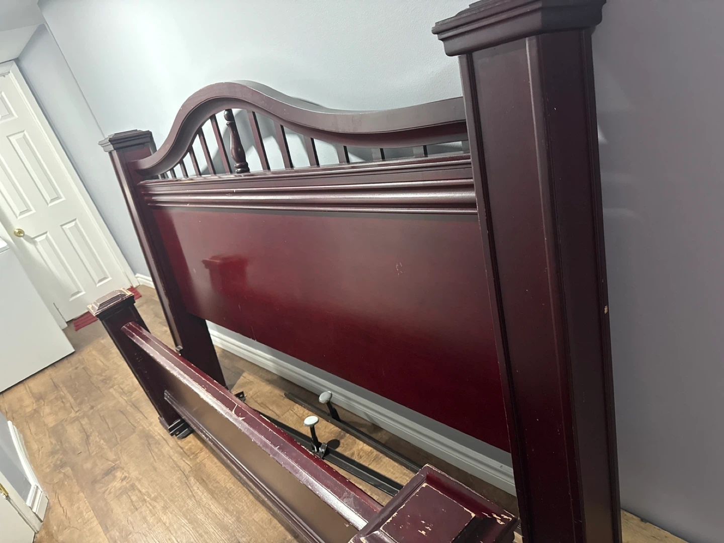 Dark Wood Bed Frame
