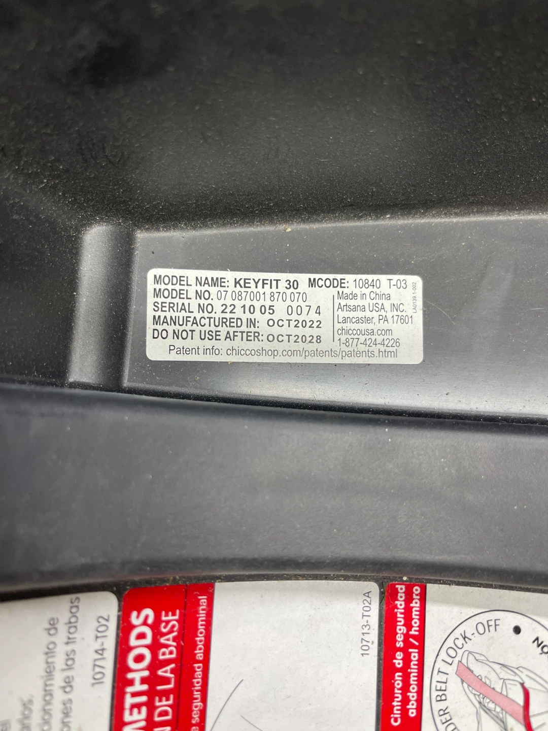 Chicco KeyFit 30 Infant Car Seat - photo 4