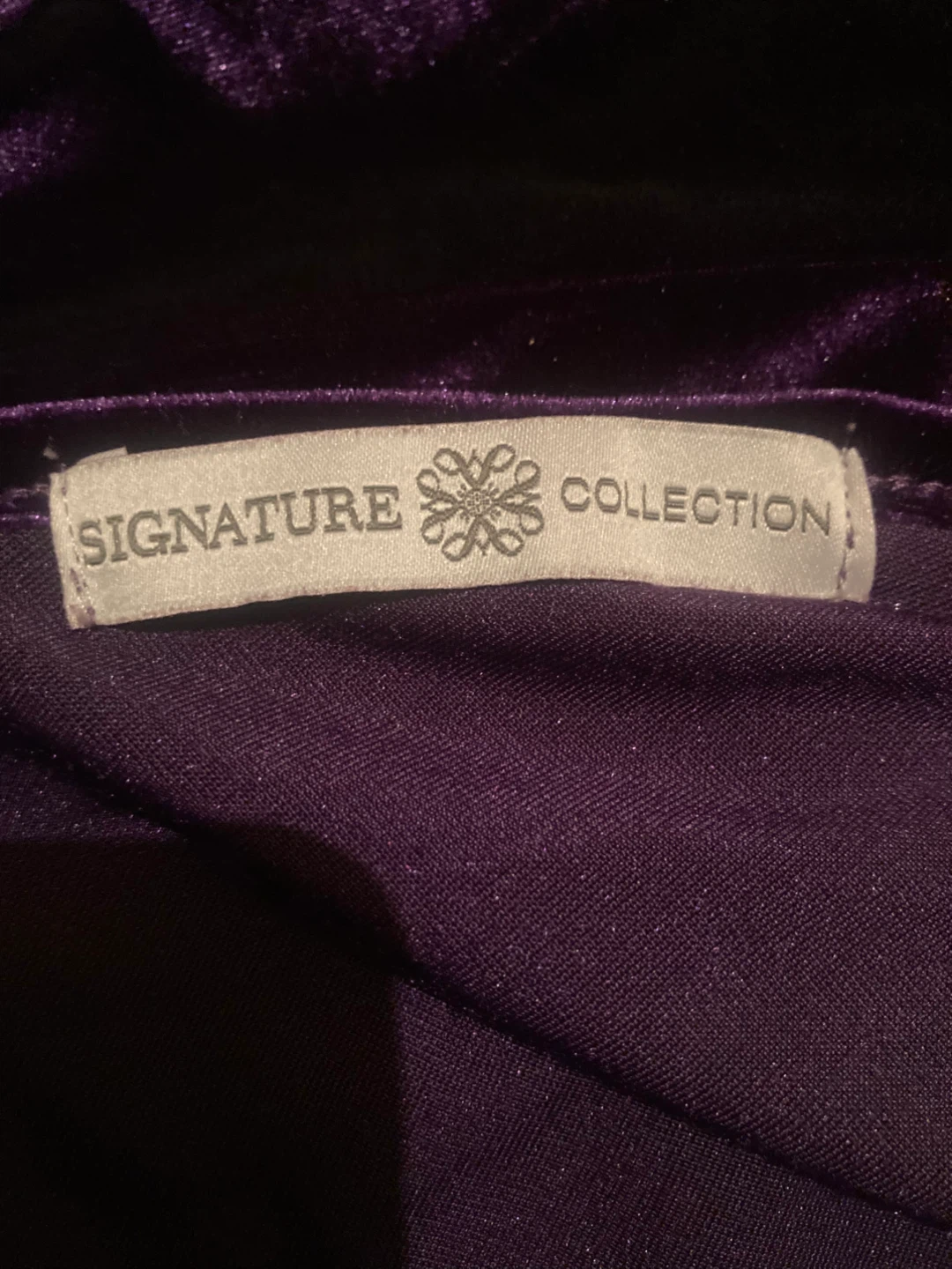 Purple Velvet Dress Size XL - photo 3