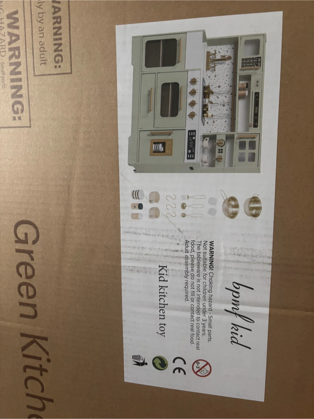 kid Green Kitchen Toy
