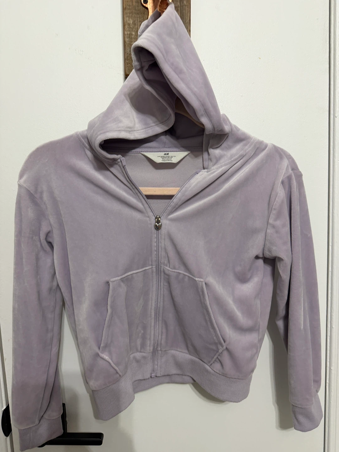 Size 6/8 -2 velour hooded cardigans