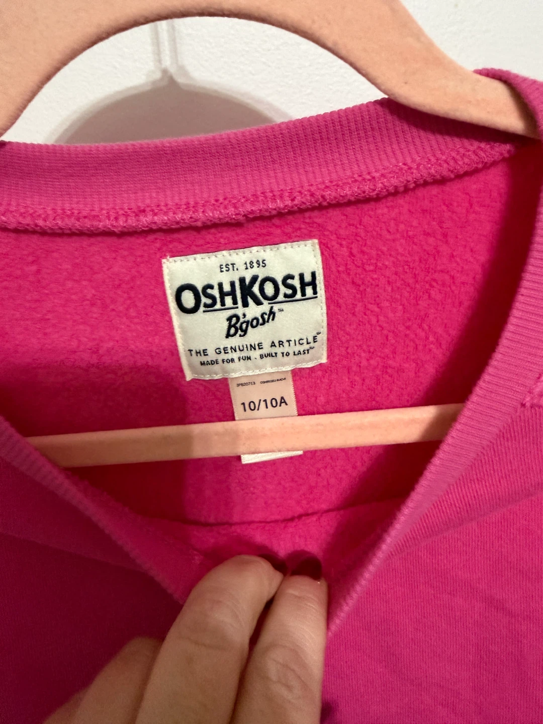 Size 10 Girls Carter Like new sweater - photo 2
