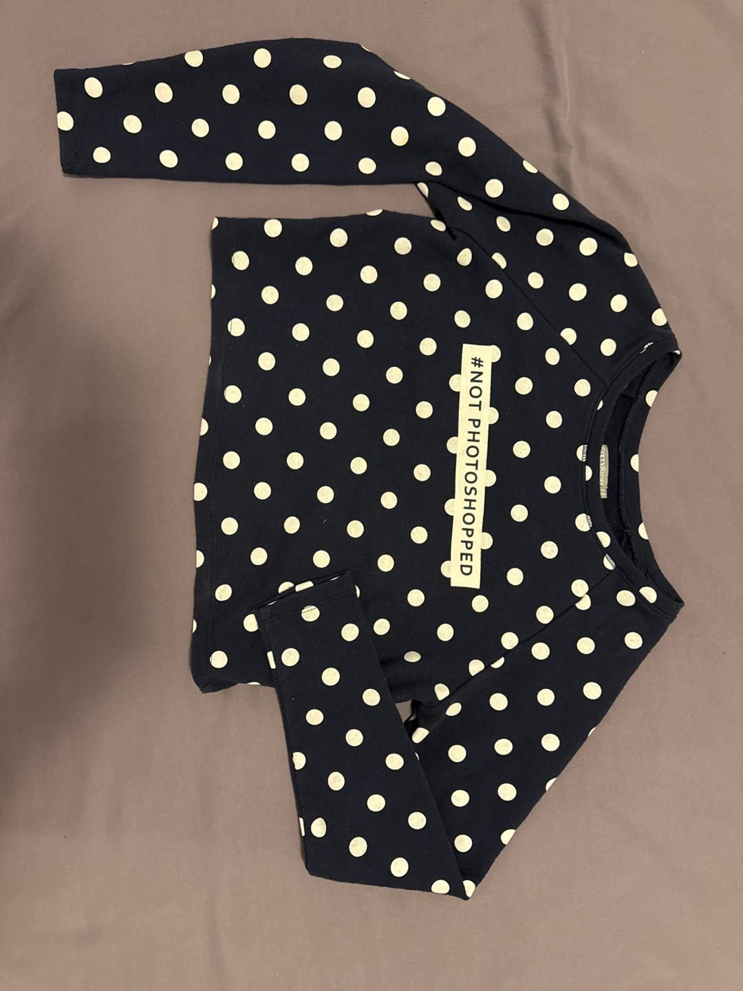 Floral/Polka Dot Long Sleeve Top - photo 2