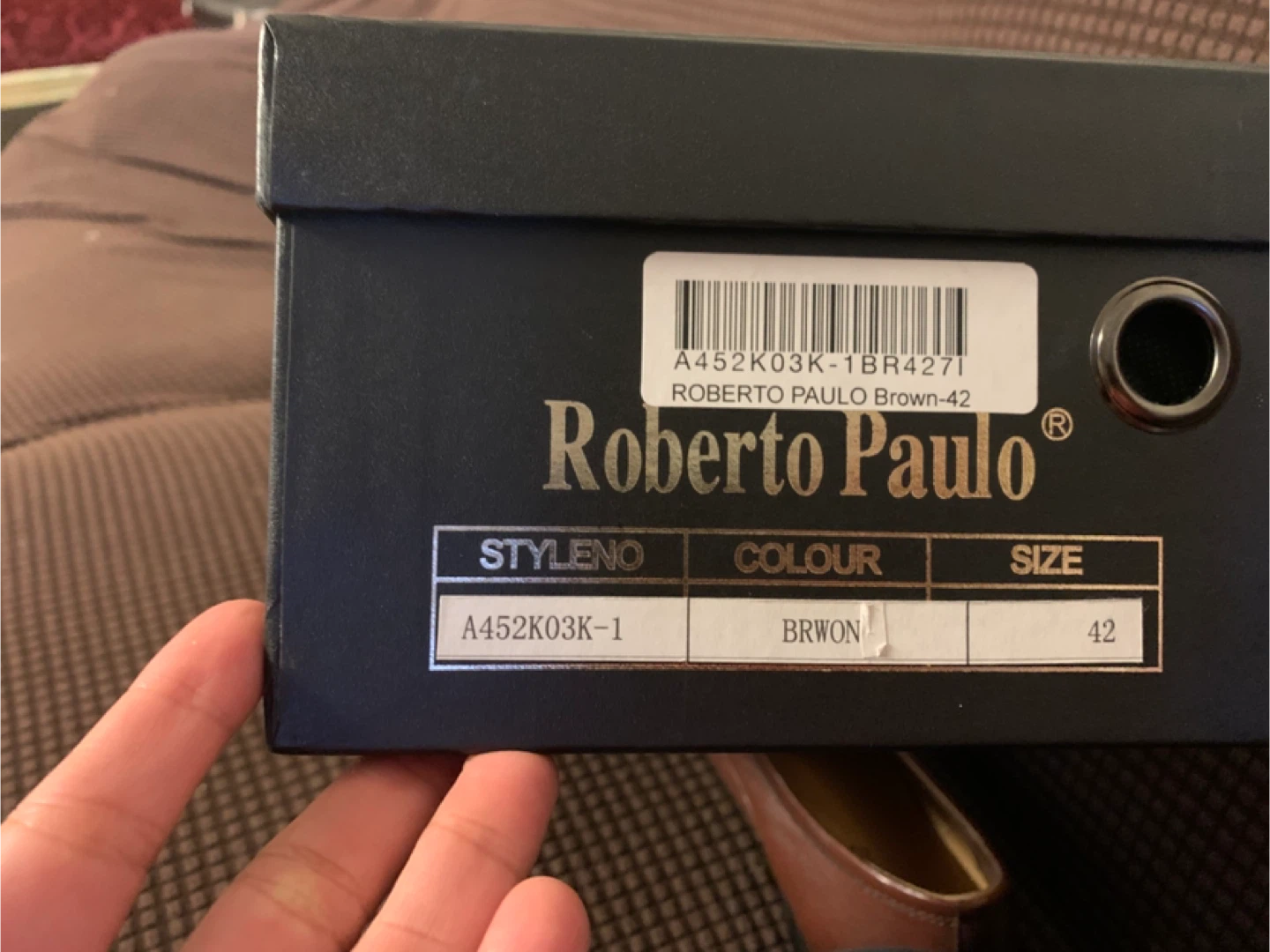 Roberto Paulo Brown Leather Shoes - Size 42 - photo 3