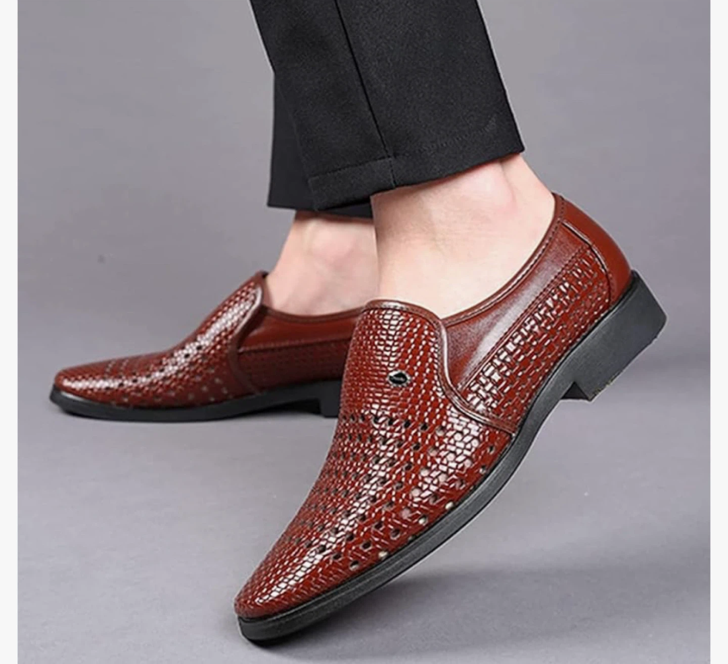 Roberto Paulo Brown Leather Shoes - Size 42 - photo 2