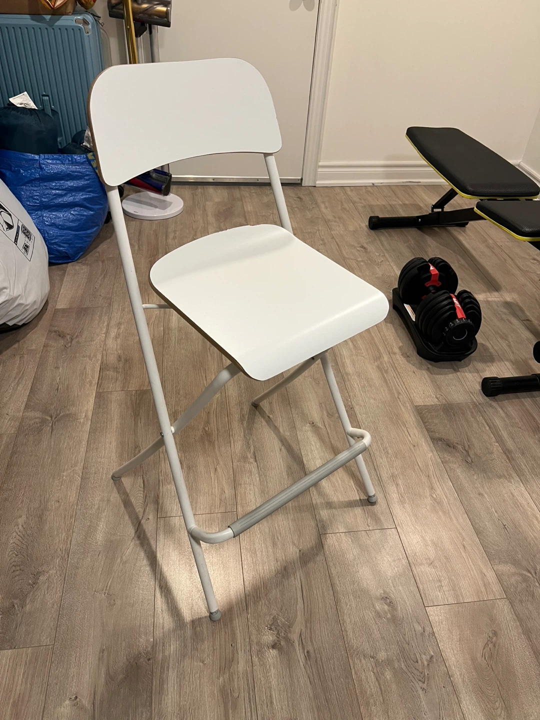 IKEA Franklin Bar Stool - White &black - photo 2
