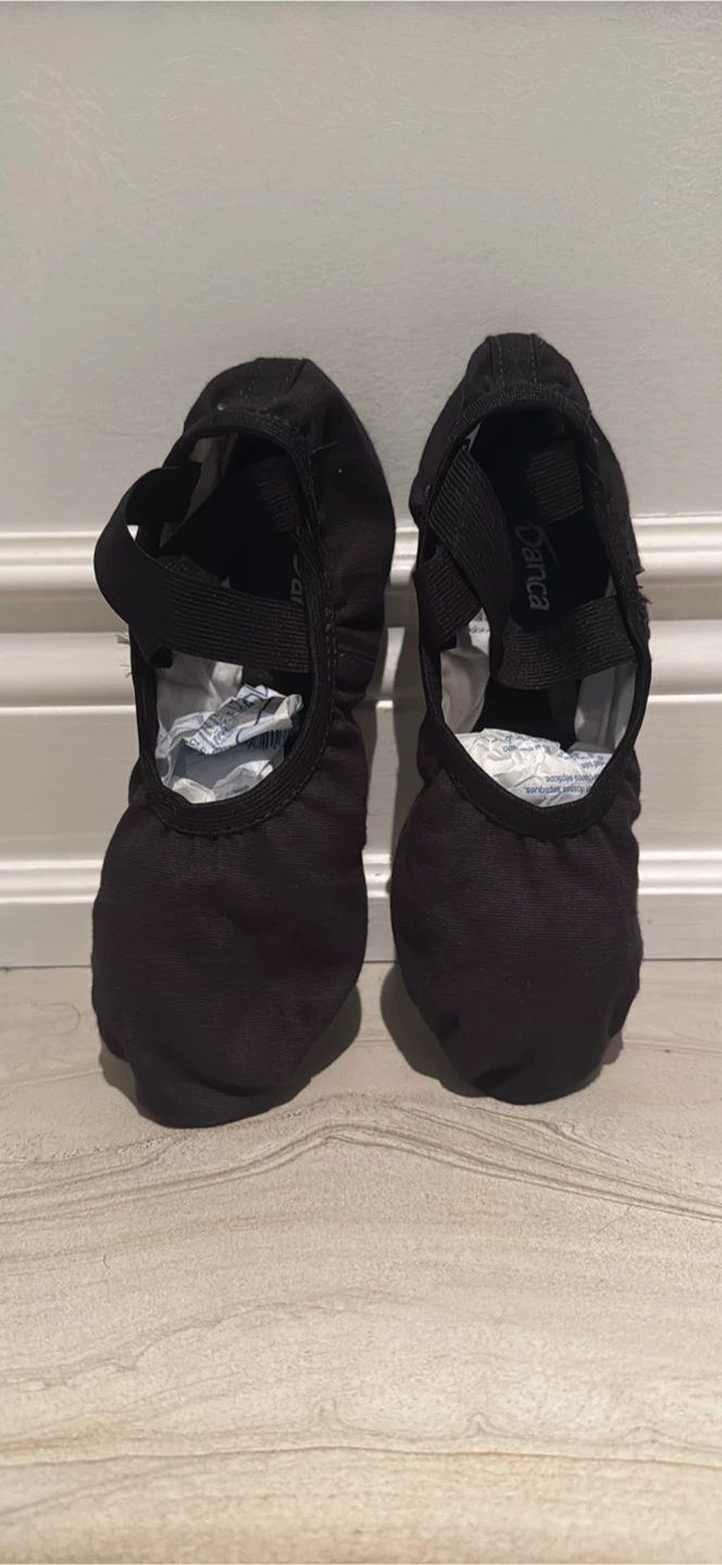 So Danca Black Ballet Slippers