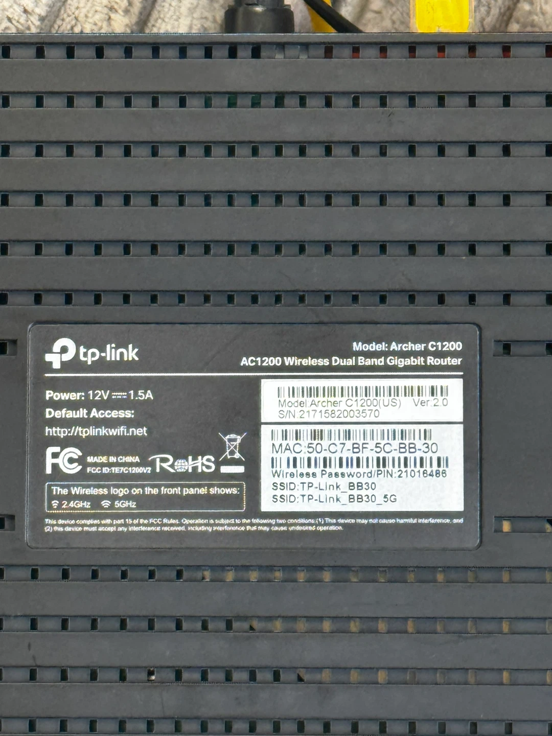 TP-Link Archer C1200 AC1200 Wireless Router - photo 4