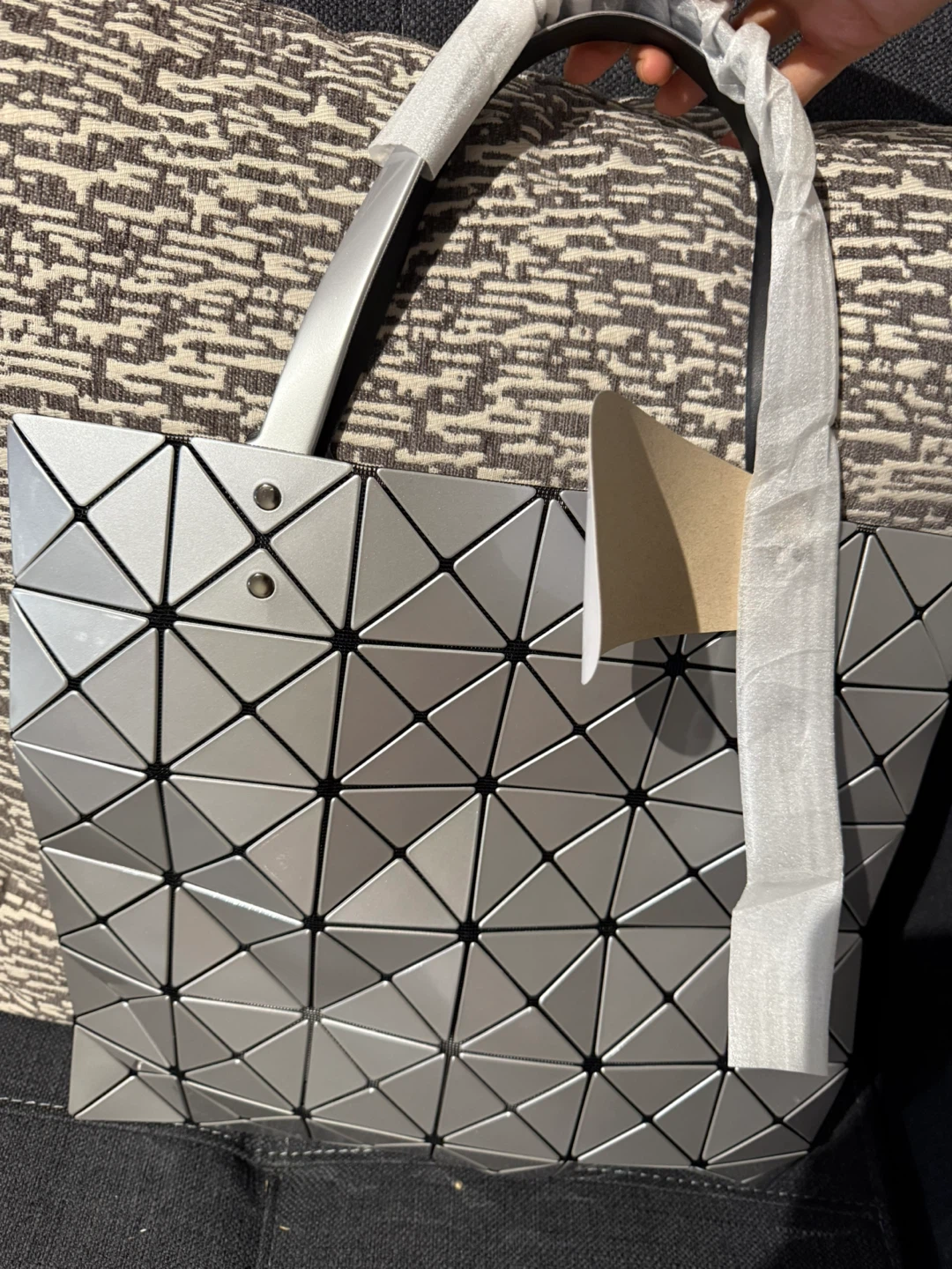 BAO BAO ISSEY MIYAKE Lucent Tote Bag - Silver - photo 2