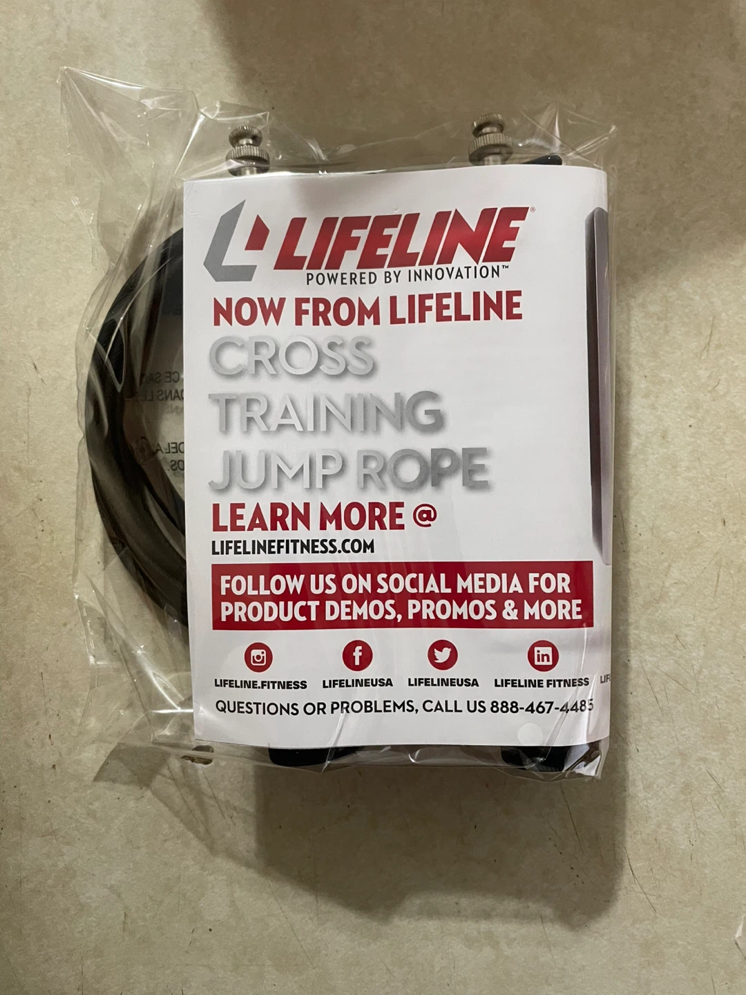 New Lifeline Cross Training Jump Rope - New in Package! - photo 2