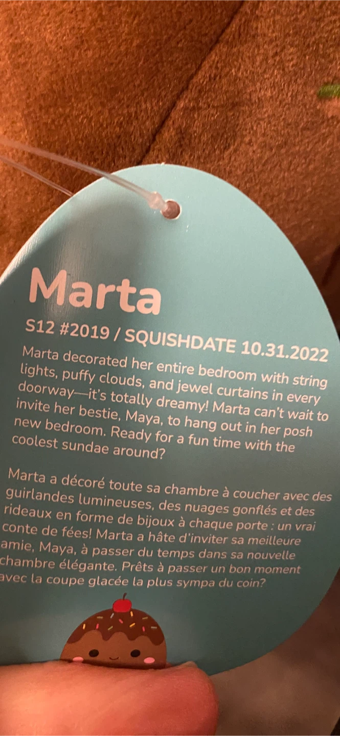 NEW! Squishmallows Marta the Sundae Plush Toy - photo 3