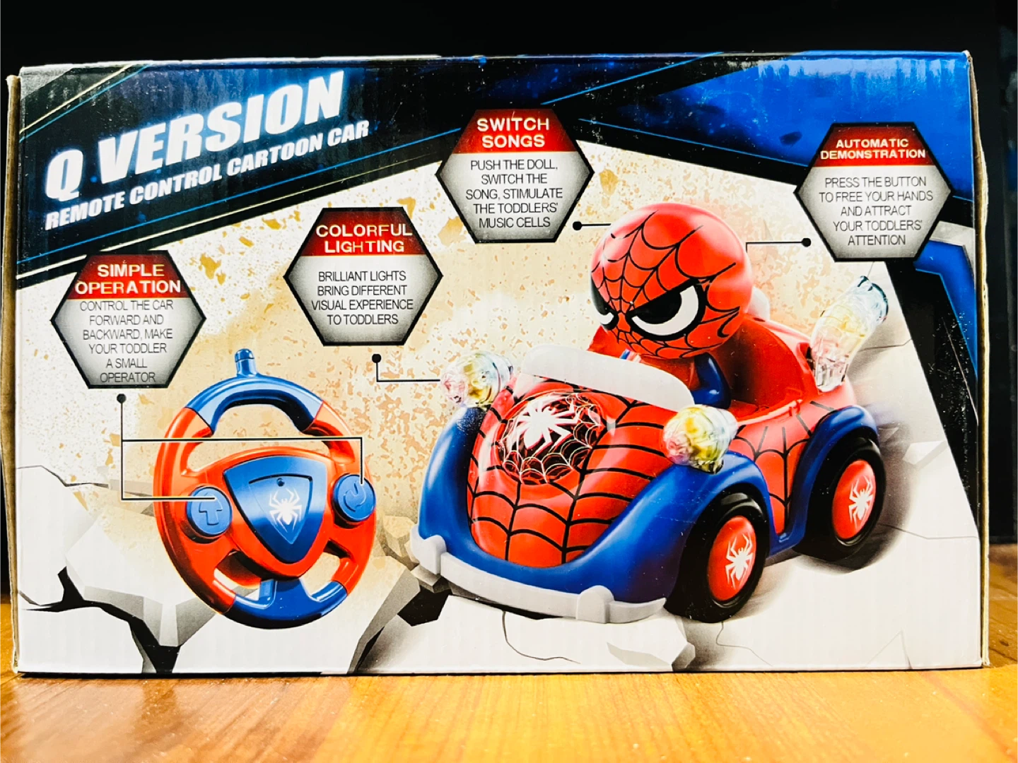 Q Version Remote Control Cartoon Car