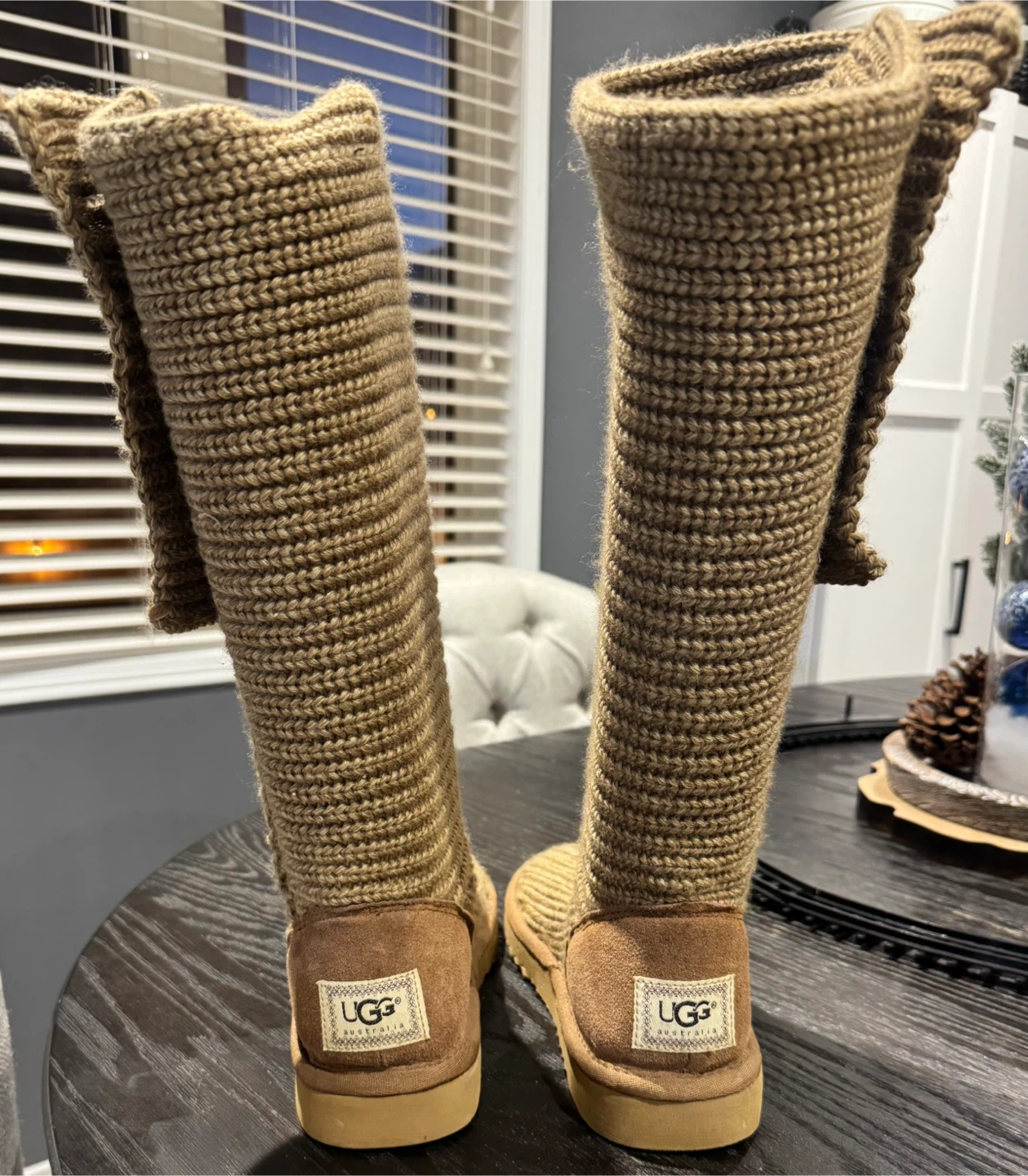 UGG Cardy Knit Tall Boots - Size 9 (US) - photo 3
