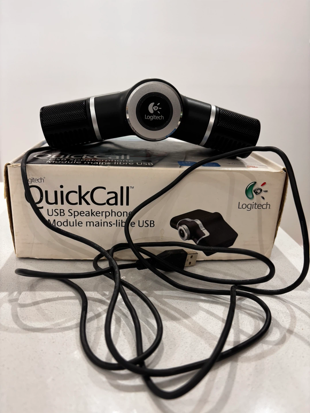 Logitech QuickCall – USB Speakerphone | Excellent état