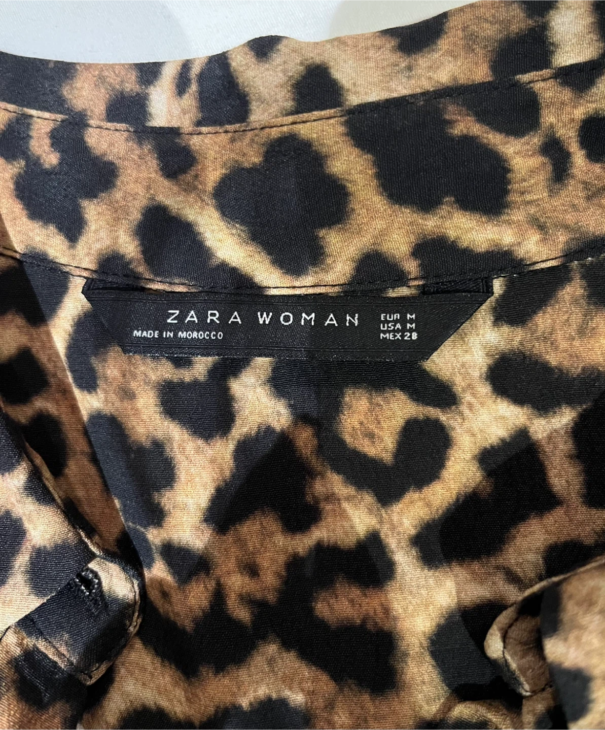 Zara Woman Leopard Print Midi Dress - Size M - photo 3