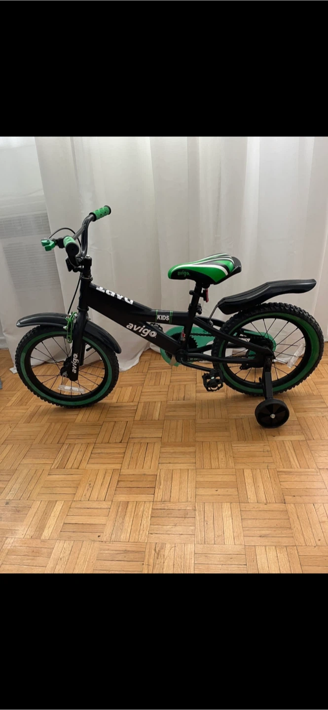 Avigo Kids Bike - Black & Green