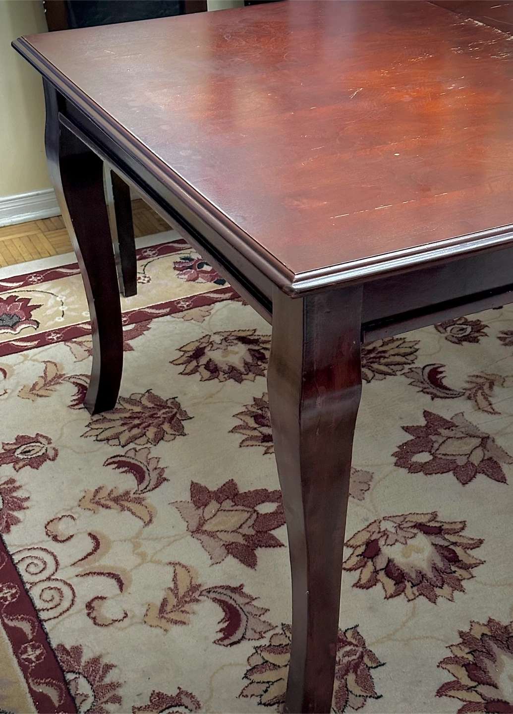 Wooden Dining Table - Some Wear - photo 3