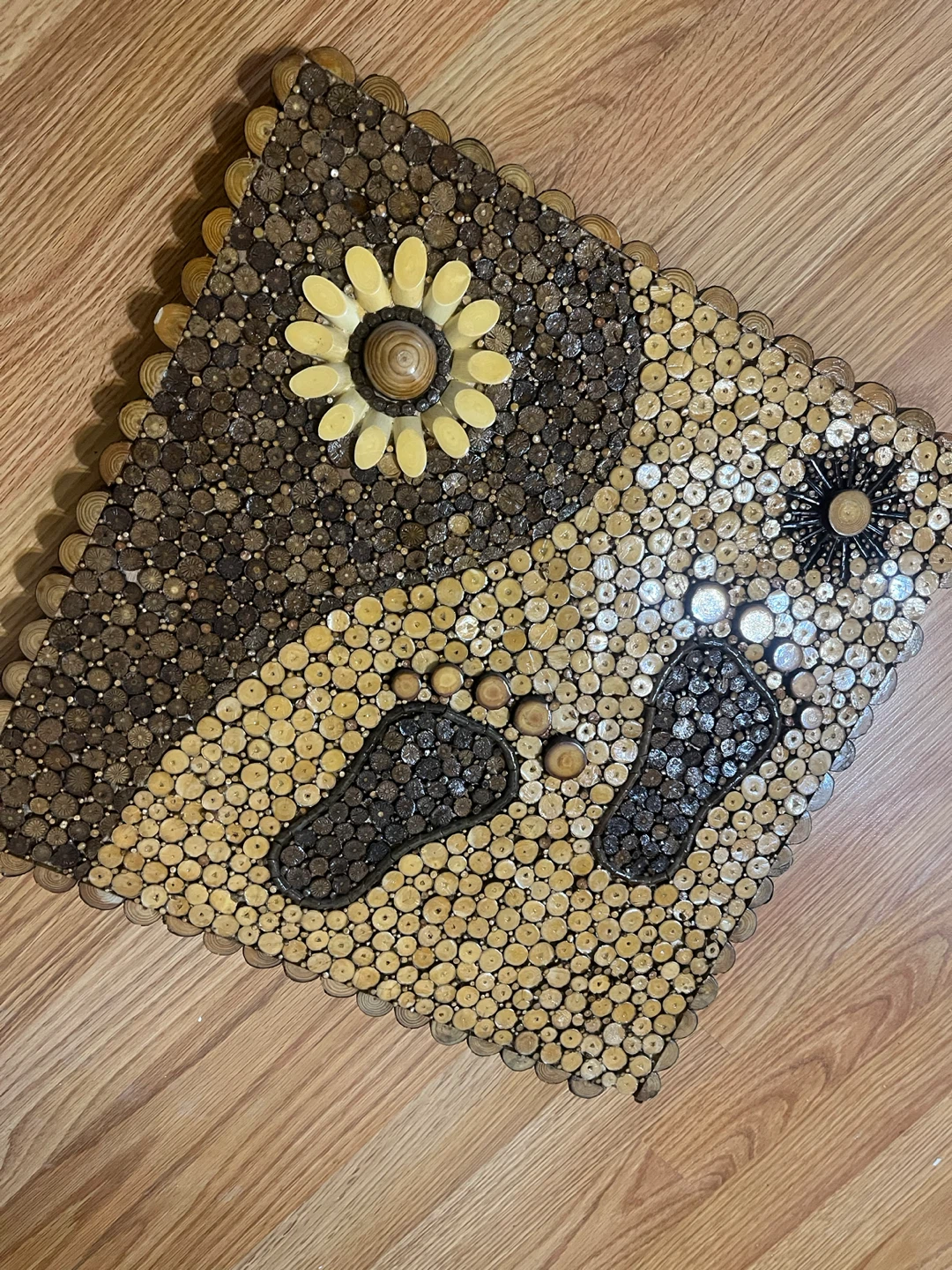FREE Handmade Wood Mosaic Art