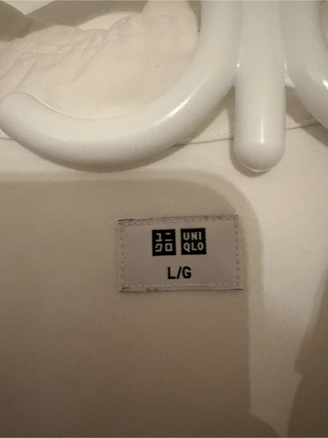 Uniqlo White Button-Down Shirt - Size L - photo 2