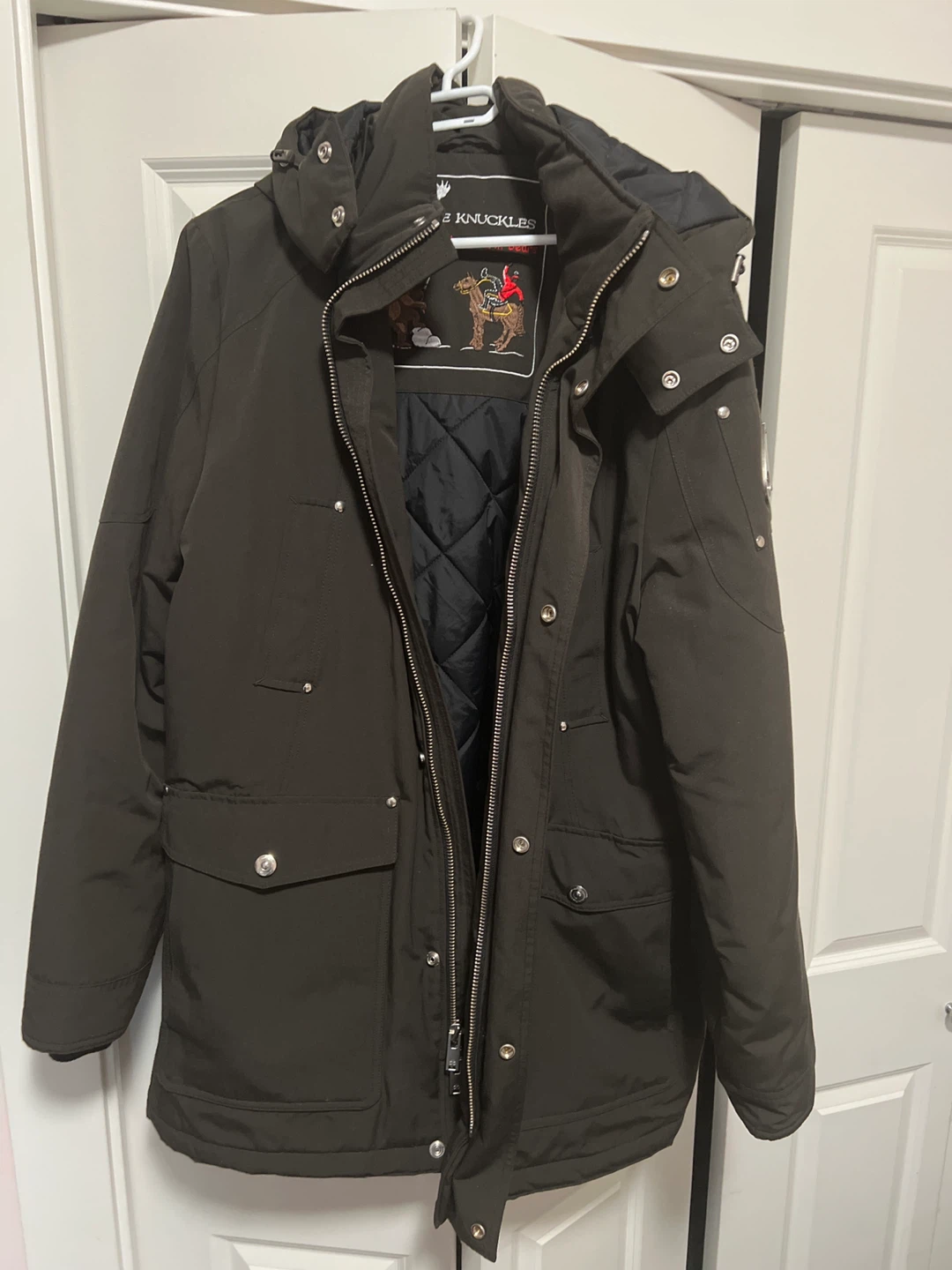 Moose Knuckles Parka - Olive Green