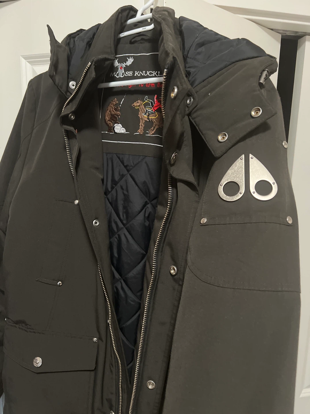 Moose Knuckles Parka - Olive Green - photo 2