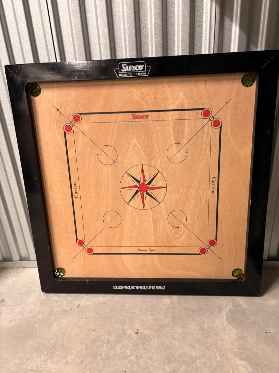 Surco Carrom Board - Scratch Proof