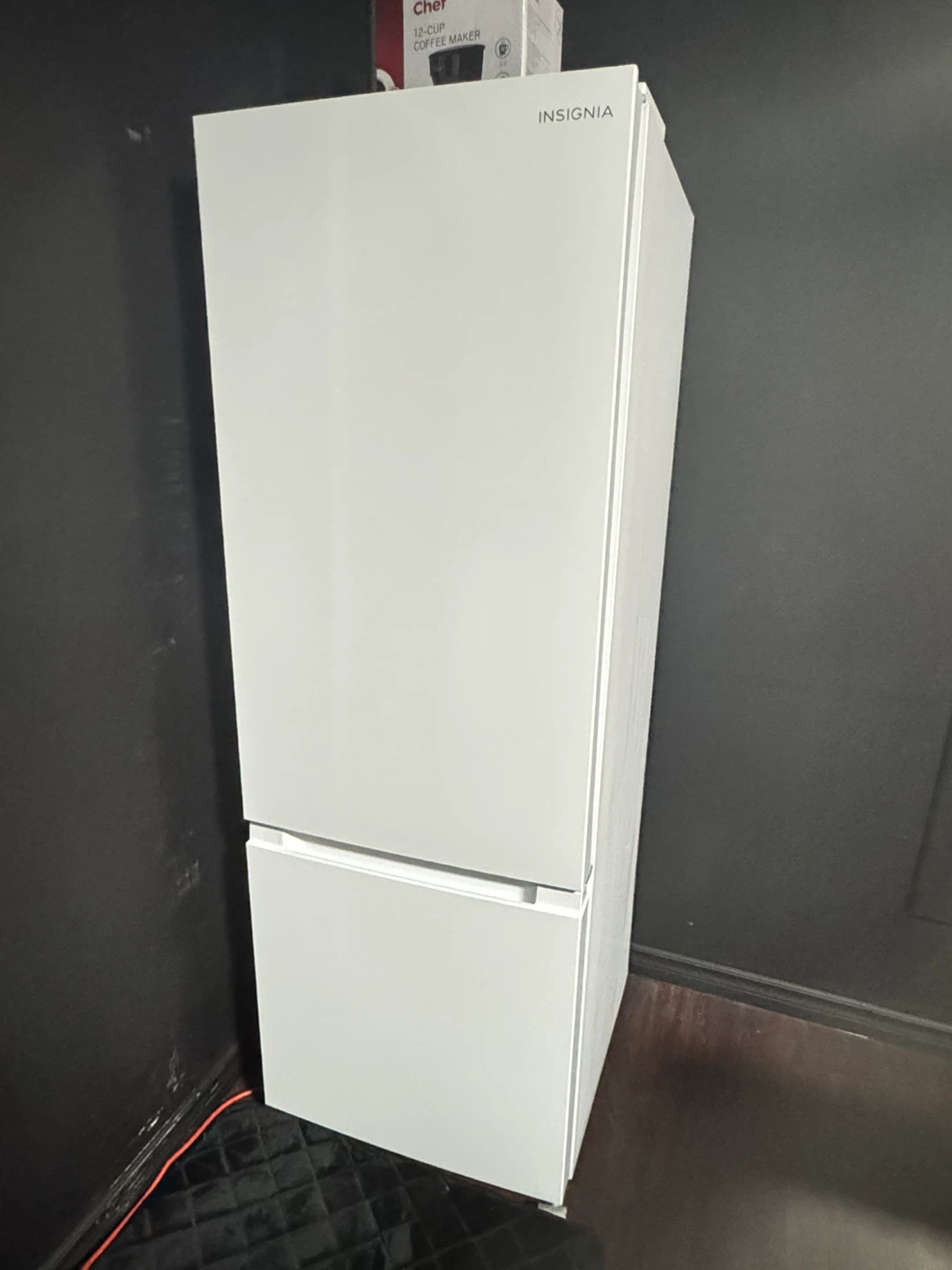 Insignia White Bottom Freezer Refrigerator plus 3 year warranty