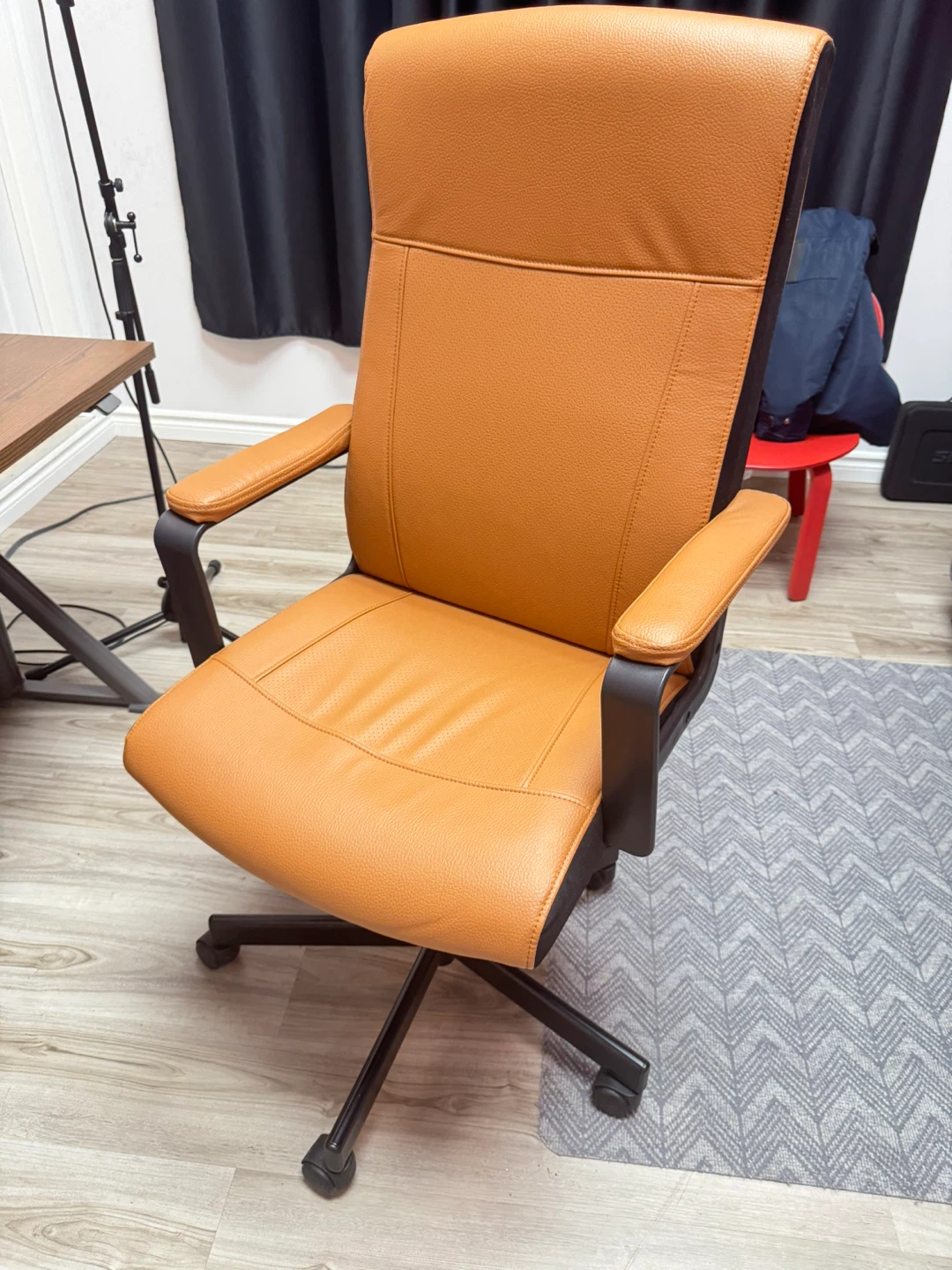 Tan Leather Office Chair Ikea