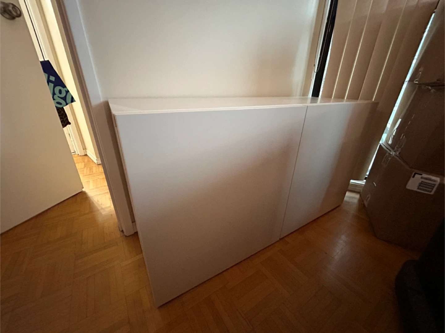 IKEA Besta White TV Stand, 47x16x25" - photo 4