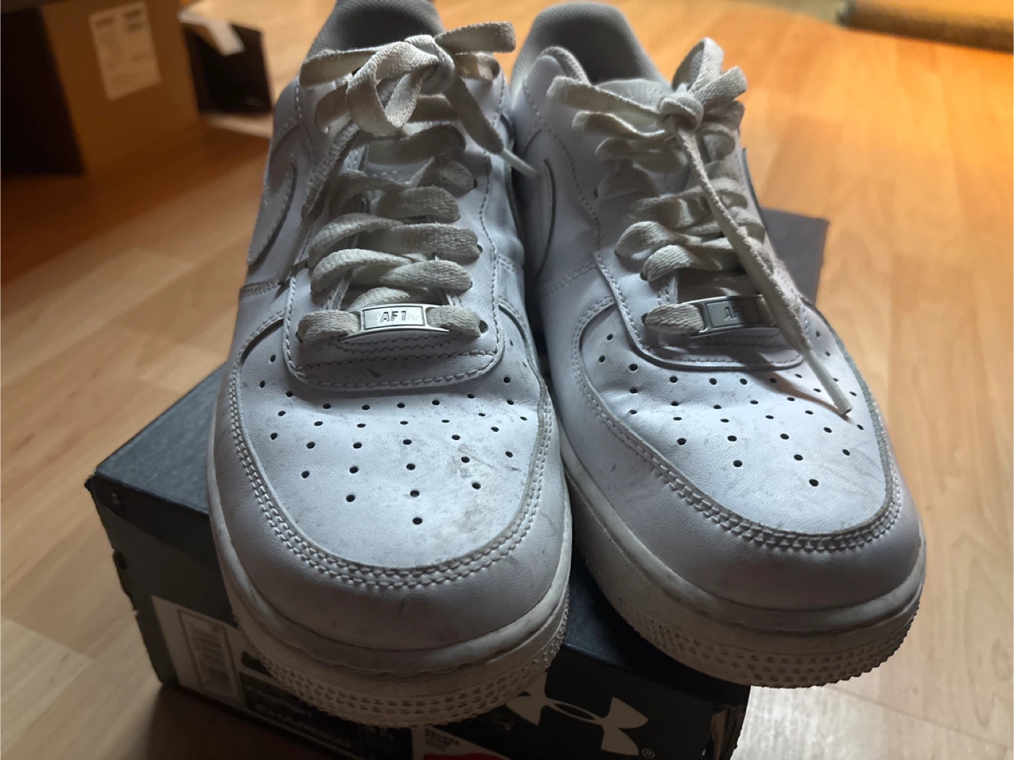 Nike Air Force 1 Low White Sneakers - photo 2