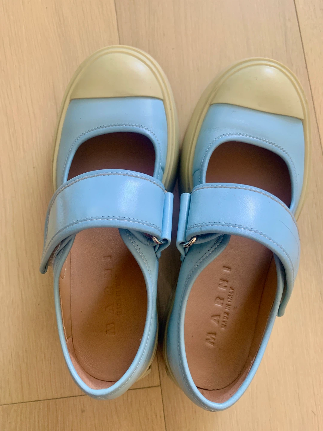 Marni Platform Mary Jane Shoes - Blue Size 37