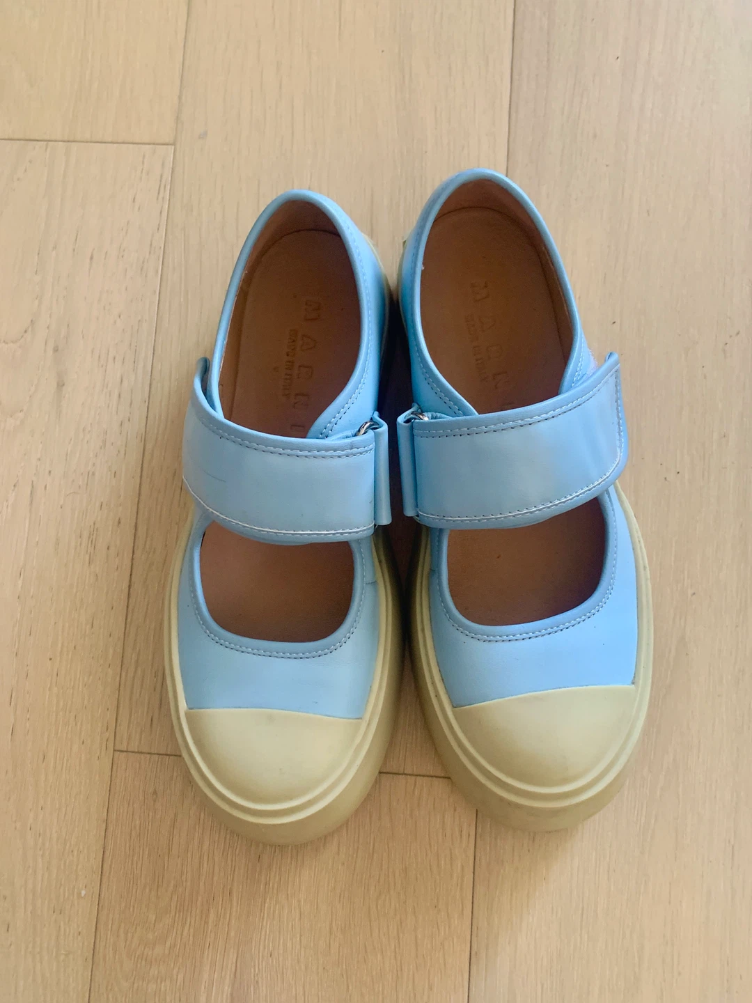 Marni Platform Mary Jane Shoes - Blue Size 37 - photo 2