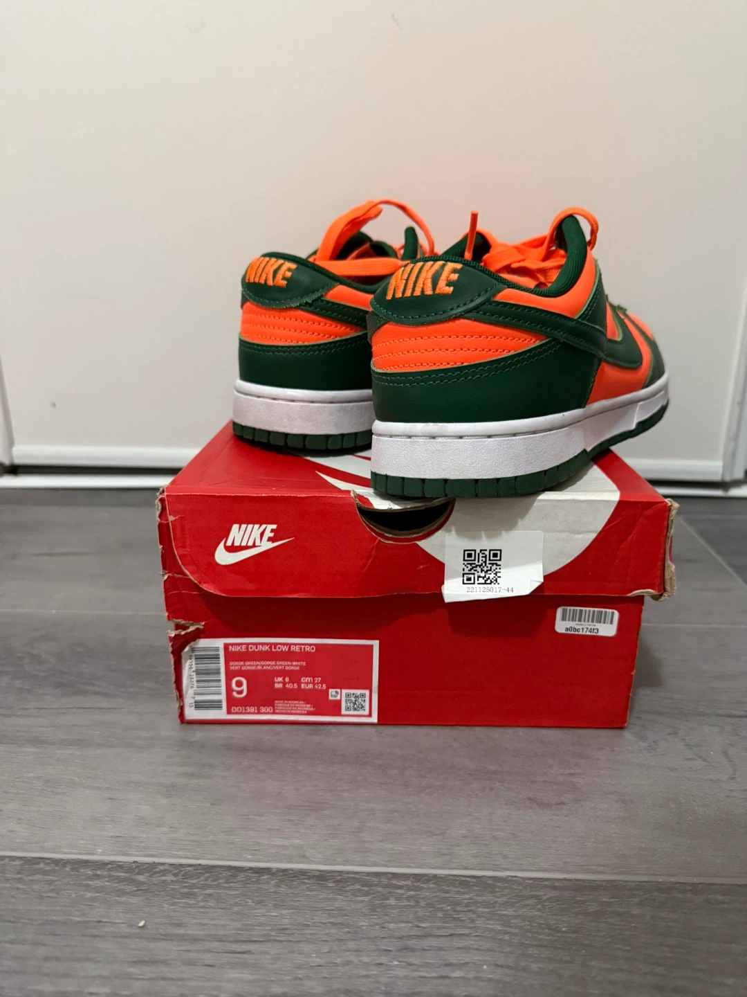Nike Dunk Low Retro “Miami Hurricanes” - photo 4