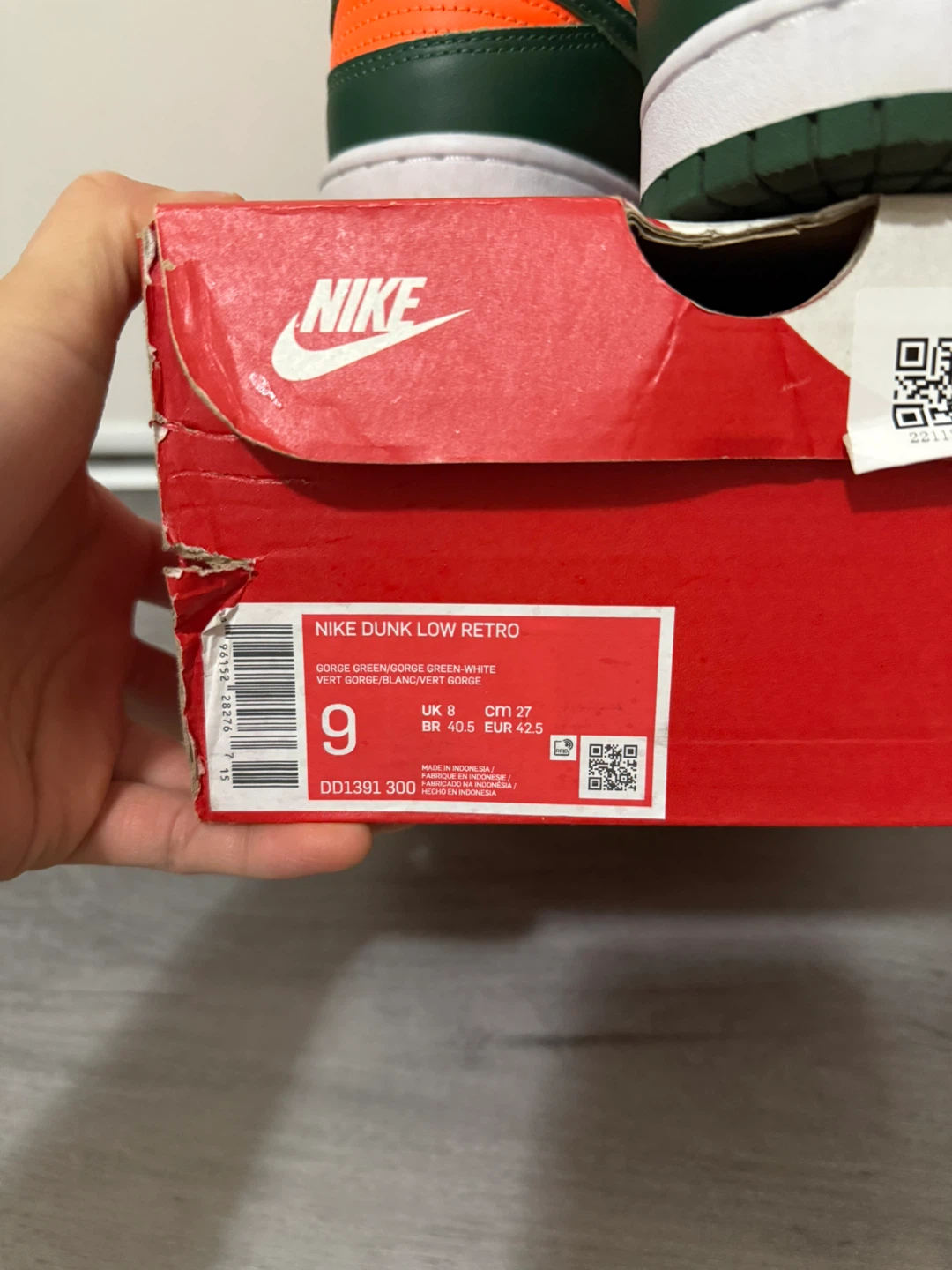 Nike Dunk Low Retro “Miami Hurricanes” - photo 5