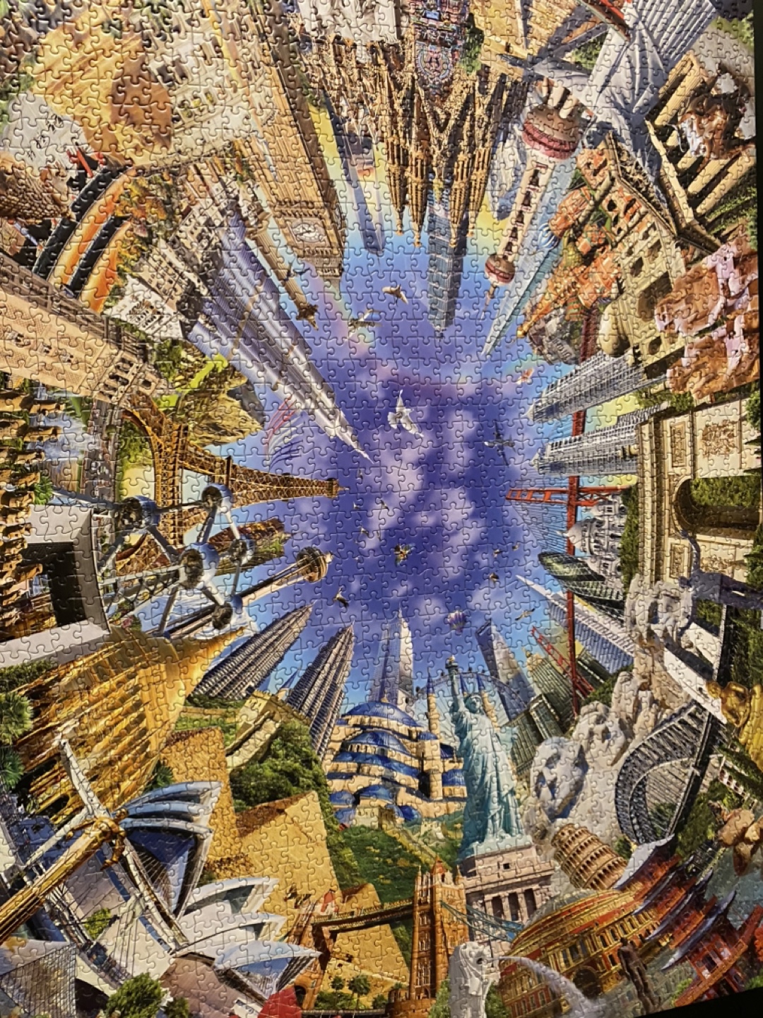 World Landmarks 360° 2000 Piece Jigsaw Puzzle - photo 2