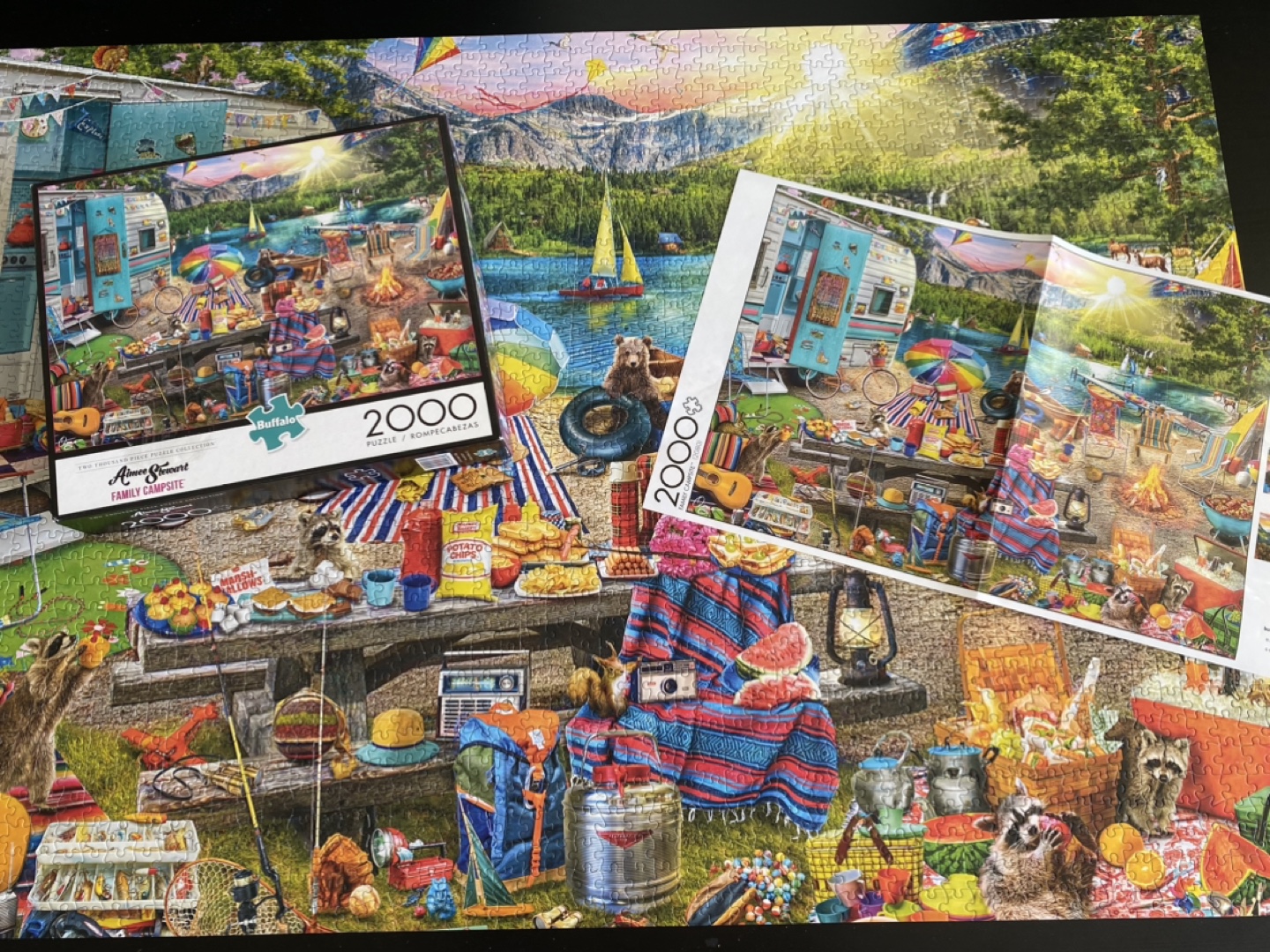 Anne Stokes Camping Puzzle 2000 Pieces