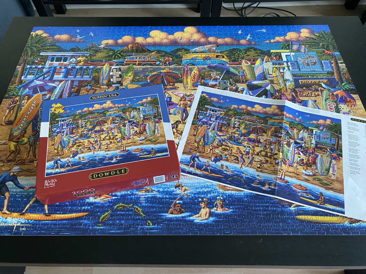 Dowdle Jigsaw Puzzle - Surfin' USA 2000 Pieces