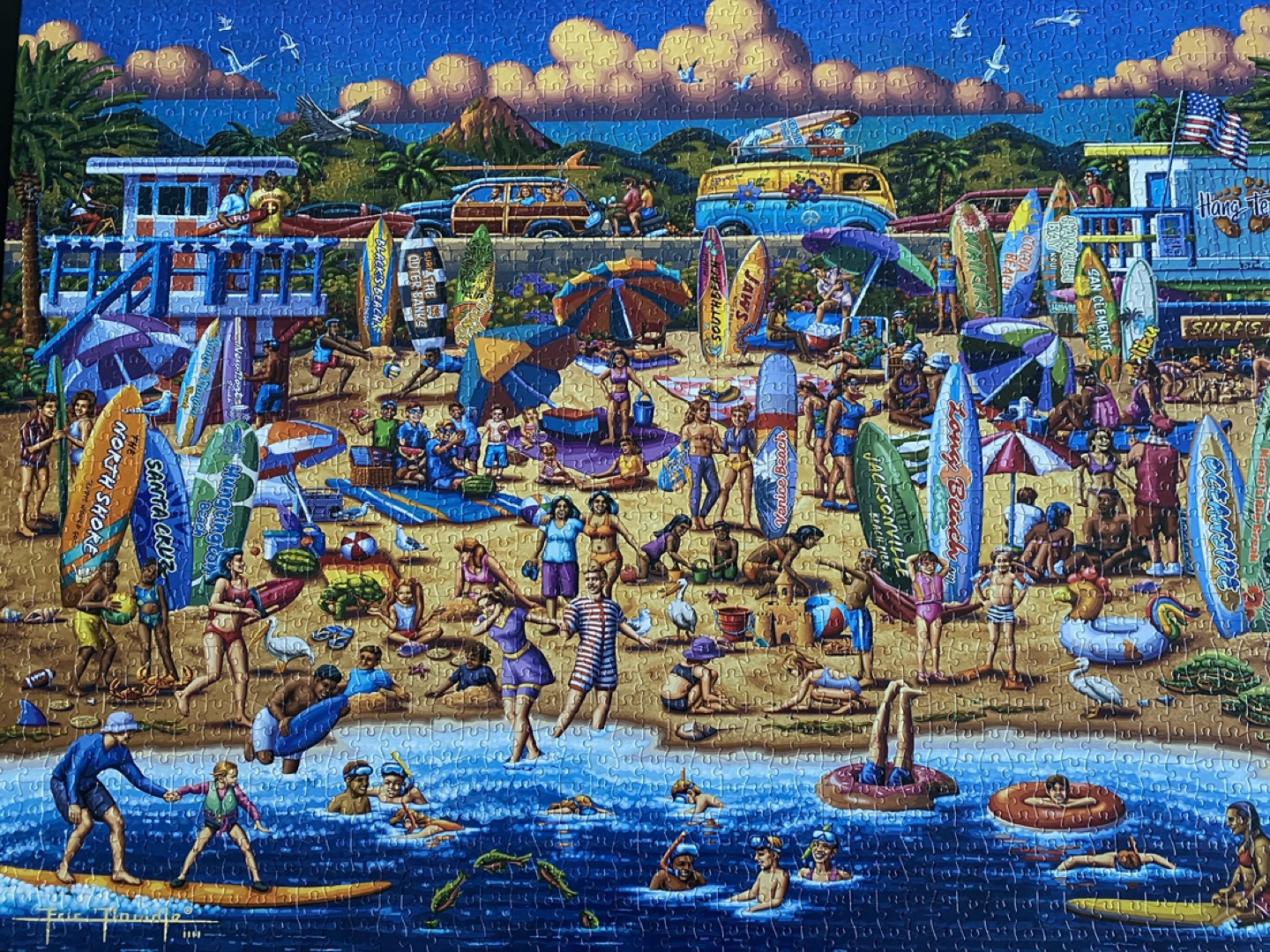Dowdle Jigsaw Puzzle - Surfin' USA 2000 Pieces - photo 2