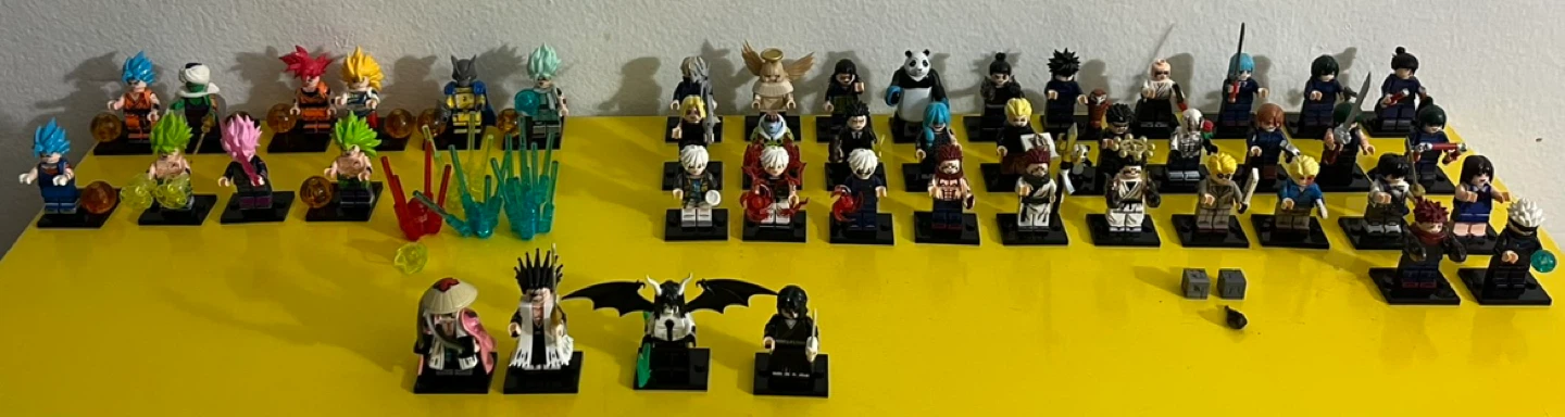 Anime Lego Minifigure Collection