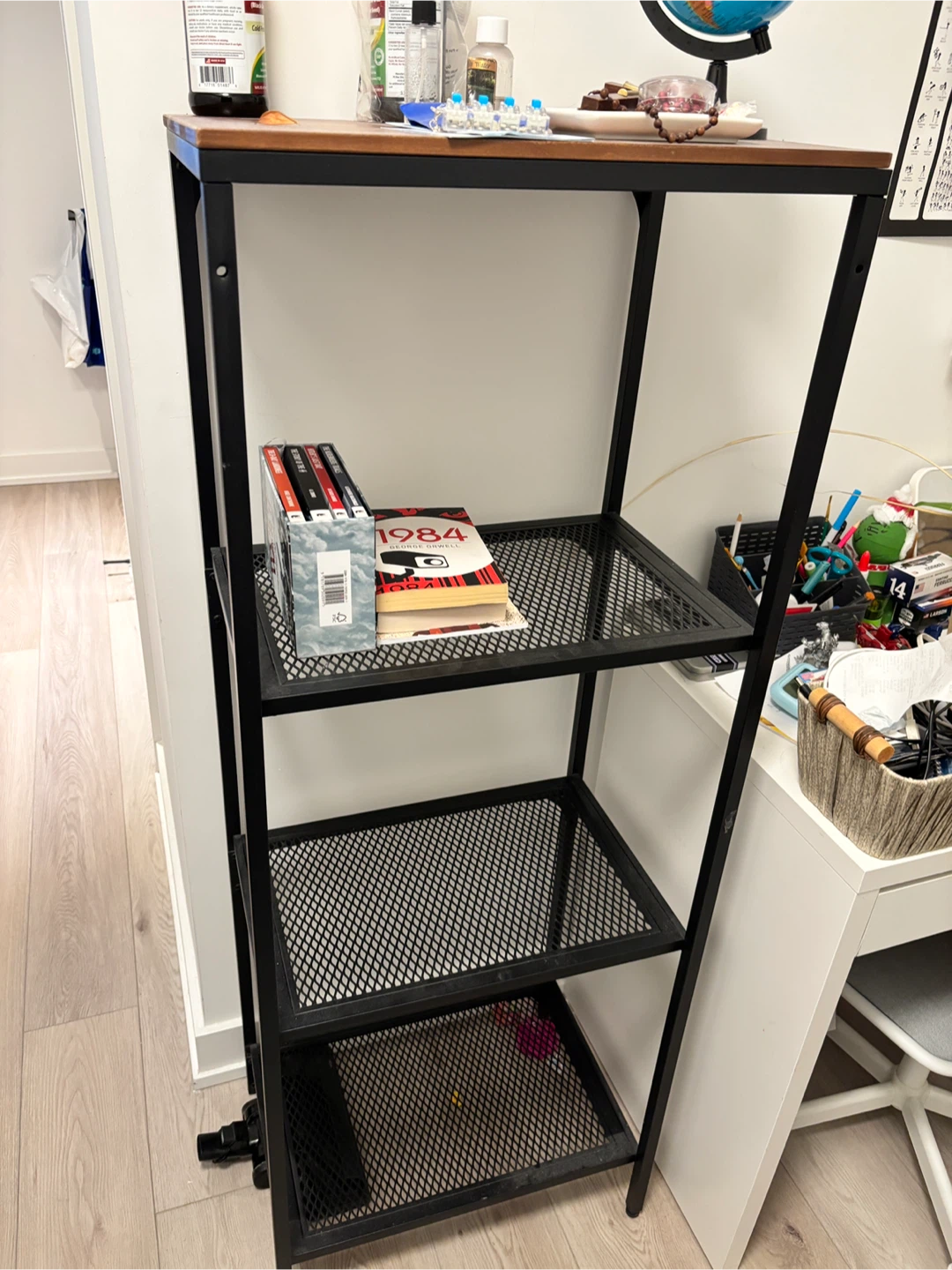 IKEA FJÄLLBO Black Shelf Unit - photo 2