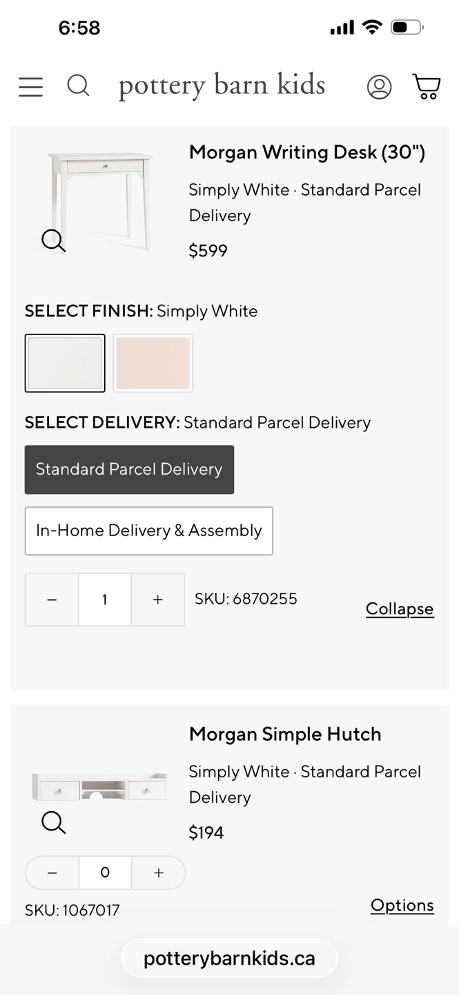 Pottery Barn Kids Morgan Desk & Hutch - photo 3