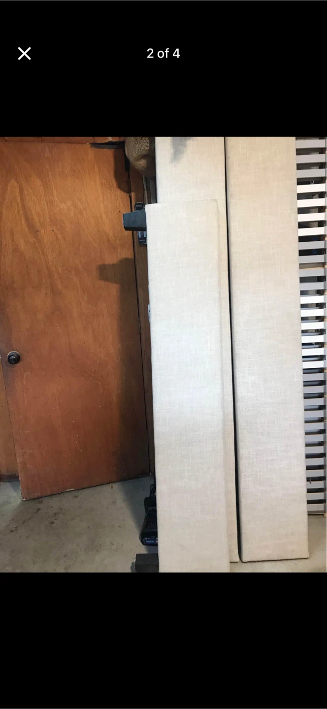 Upholstered Bed Frame with Slats - photo 3