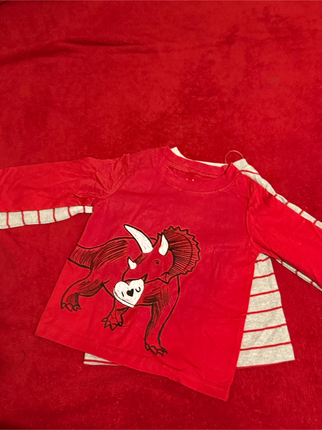 Carter's Just One You Red Dinosaur Shirt 18m